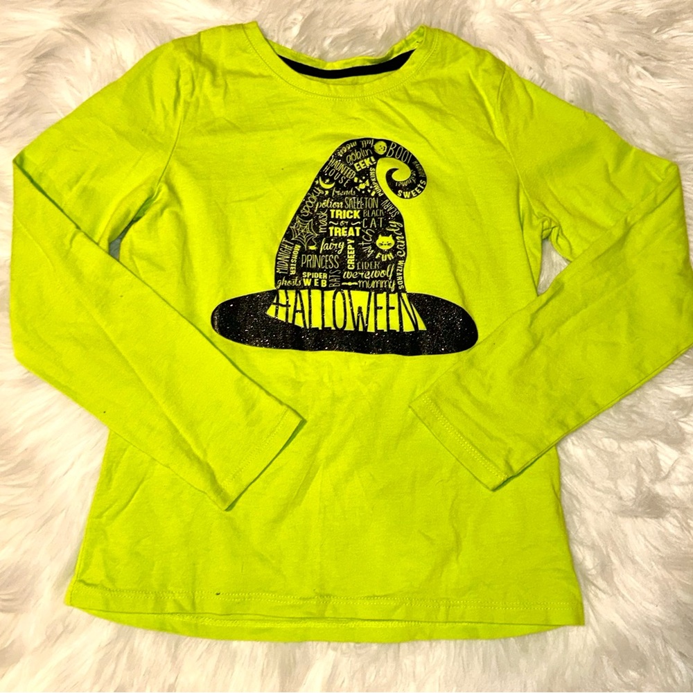 🧝🏼‍♀️🐍🦖💚🧙🏻‍♀️Neon Green Halloween tee- witch hat🧙🏻‍♀️💚🦖🐍🧝🏼‍♀️